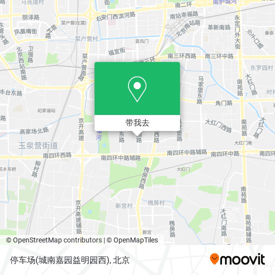 停车场(城南嘉园益明园西)地图