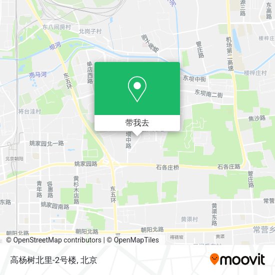 高杨树北里-2号楼地图