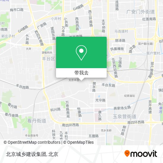 北京城乡建设集团地图