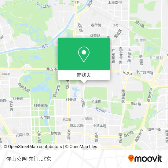 仰山公园-东门地图
