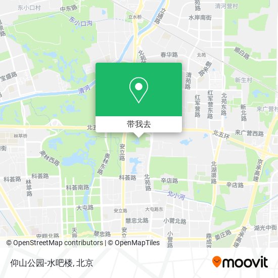 仰山公园-水吧楼地图