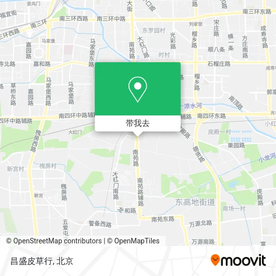 昌盛皮草行地图