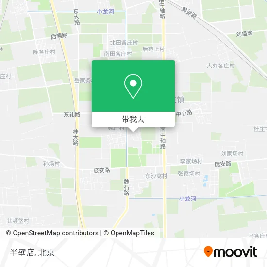 半壁店地图