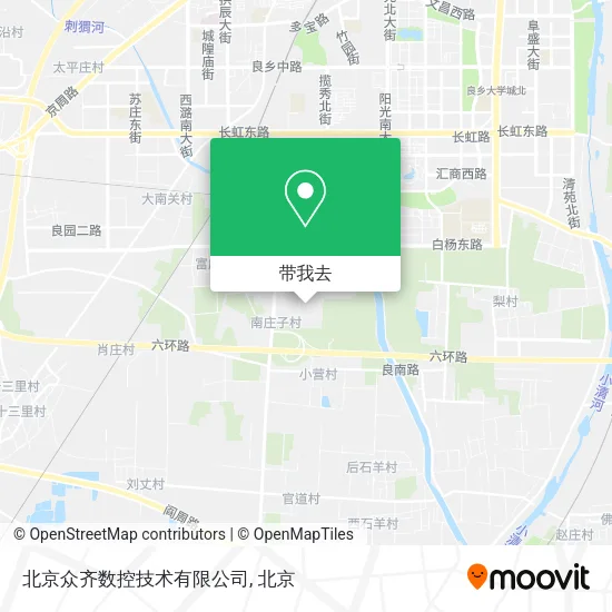 北京众齐数控技术有限公司地图