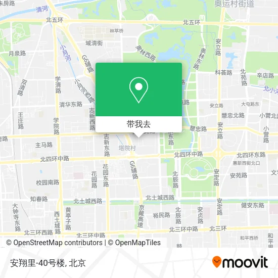 安翔里-40号楼地图