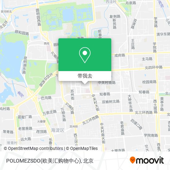 POLOMEZSDO(欧美汇购物中心)地图