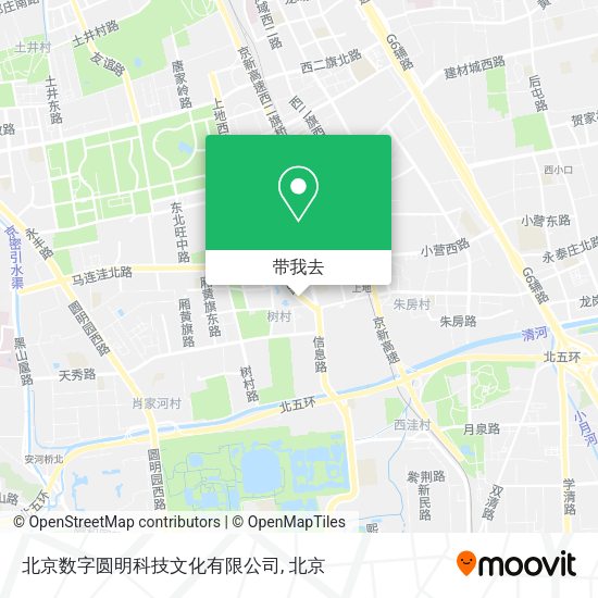 北京数字圆明科技文化有限公司地图
