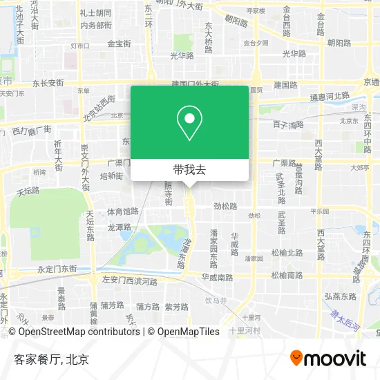 客家餐厅地图
