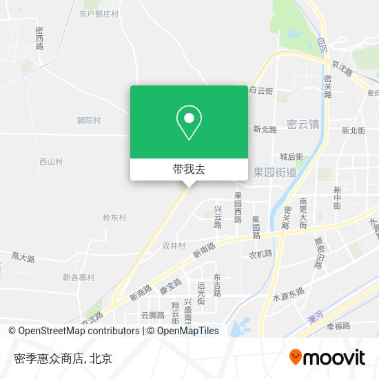 密季惠众商店地图