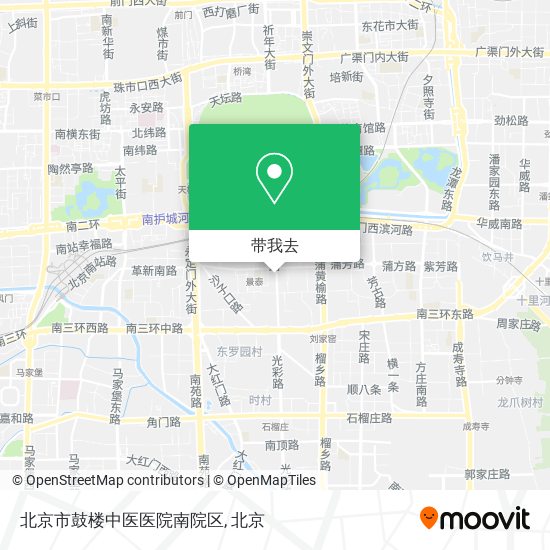 北京市鼓楼中医医院南院区地图