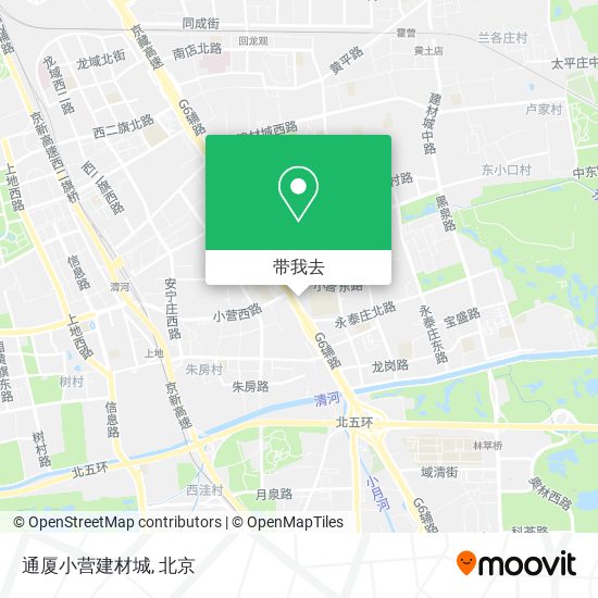 通厦小营建材城地图