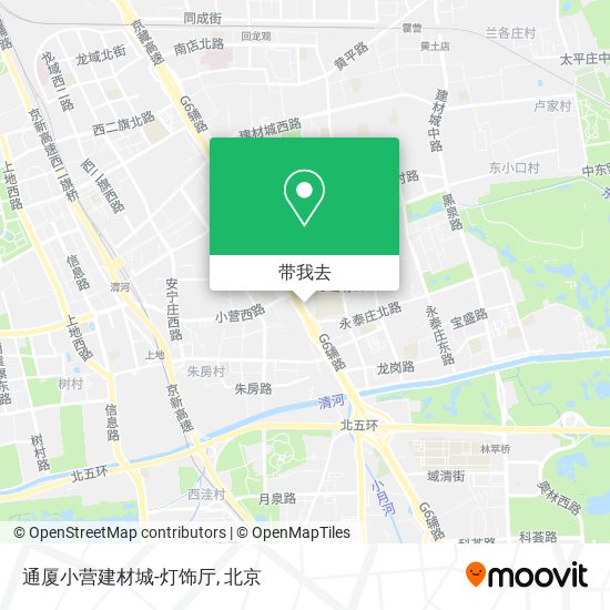 通厦小营建材城-灯饰厅地图