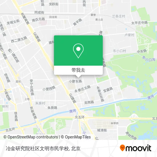 冶金研究院社区文明市民学校地图