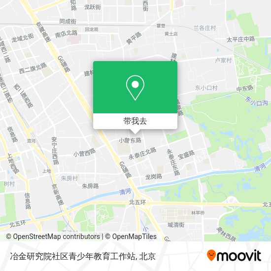 冶金研究院社区青少年教育工作站地图