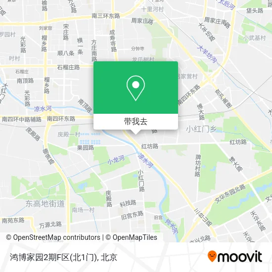 鸿博家园2期F区(北1门)地图