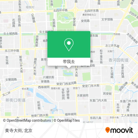 黄寺大街地图