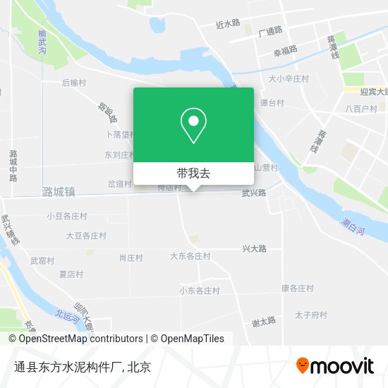 通县东方水泥构件厂地图