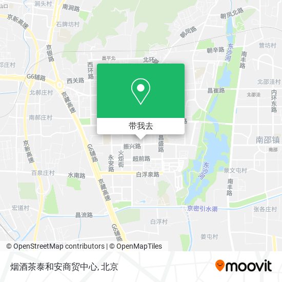 烟酒茶泰和安商贸中心地图