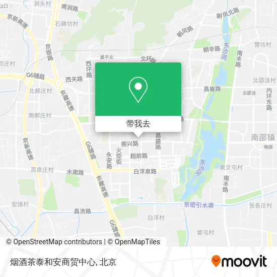 烟酒茶泰和安商贸中心地图