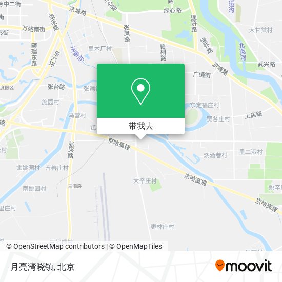 月亮湾晓镇地图
