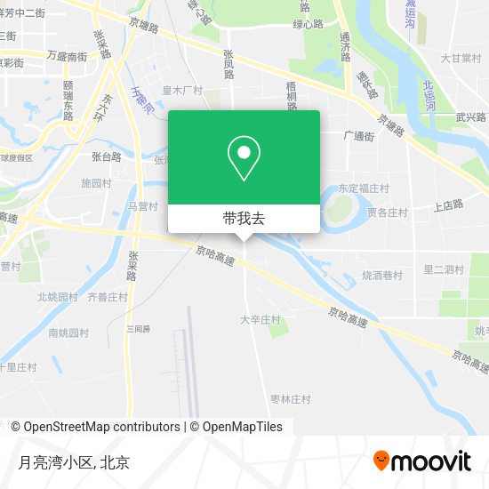 月亮湾小区地图