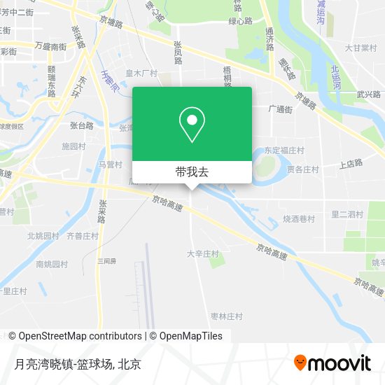 月亮湾晓镇-篮球场地图