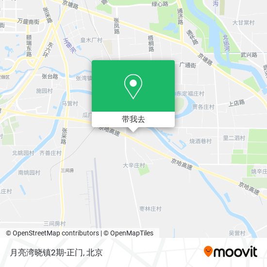 月亮湾晓镇2期-正门地图
