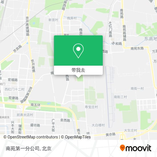 南苑第一分公司地图