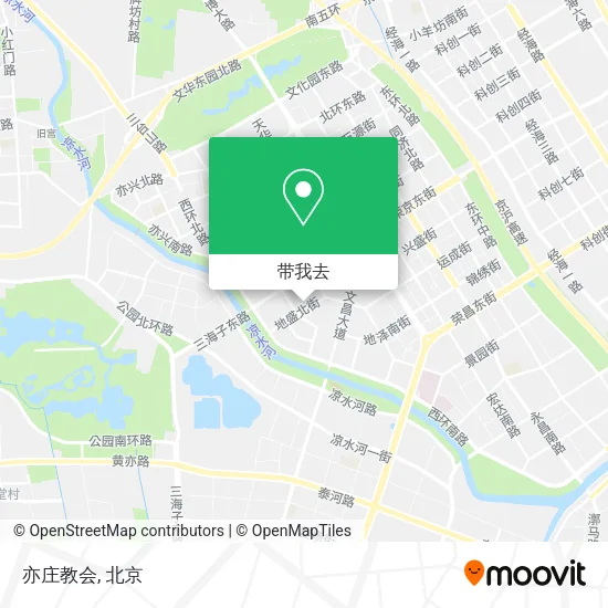 亦庄教会地图