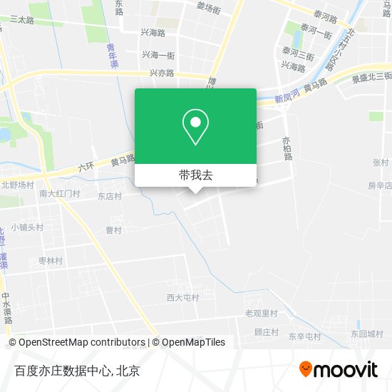 百度亦庄数据中心地图