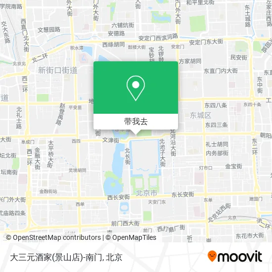 大三元酒家(景山店)-南门地图
