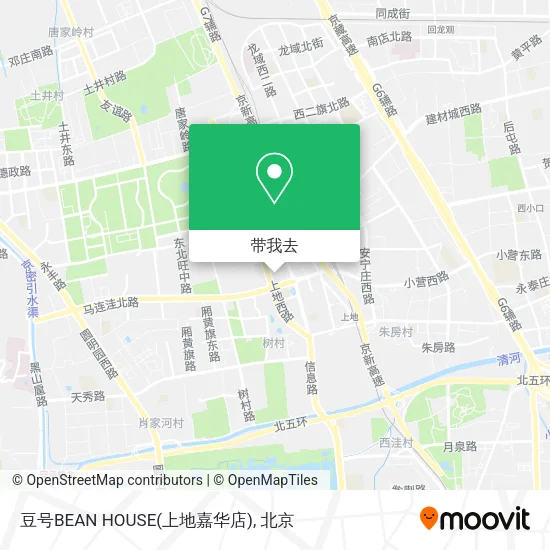 豆号BEAN HOUSE(上地嘉华店)地图