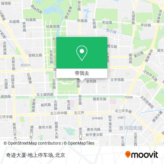 奇迹大厦-地上停车场地图