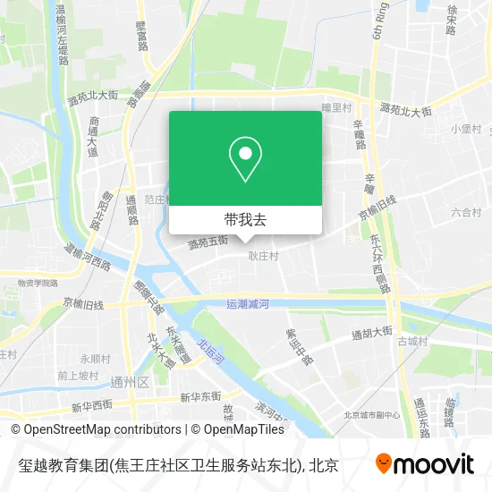 玺越教育集团(焦王庄社区卫生服务站东北)地图