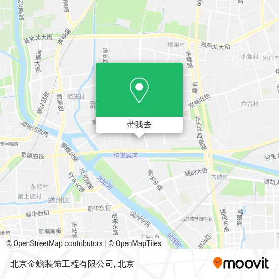 北京金蟾装饰工程有限公司地图