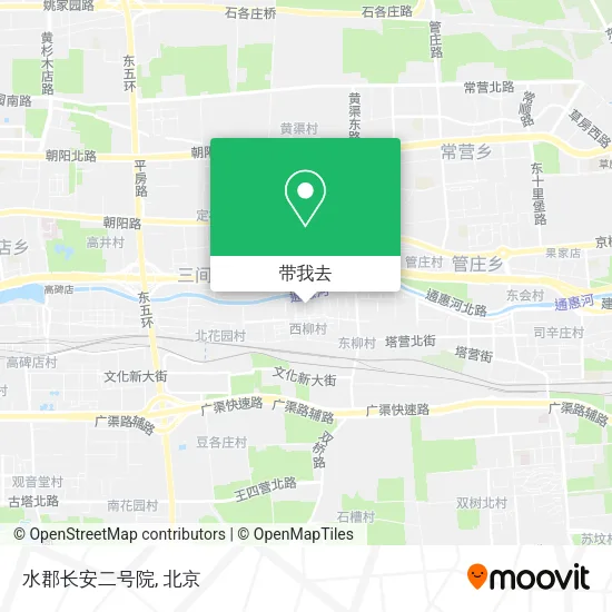 水郡长安二号院地图