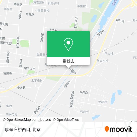 耿辛庄桥西口地图
