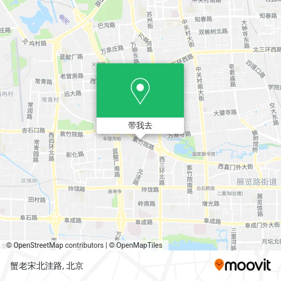 蟹老宋北洼路地图