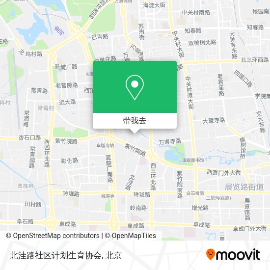 北洼路社区计划生育协会地图