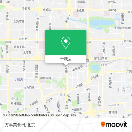 万丰美食街地图