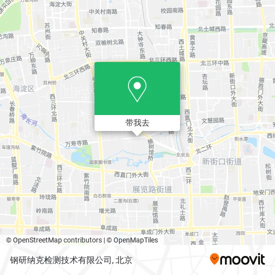 钢研纳克检测技术有限公司地图