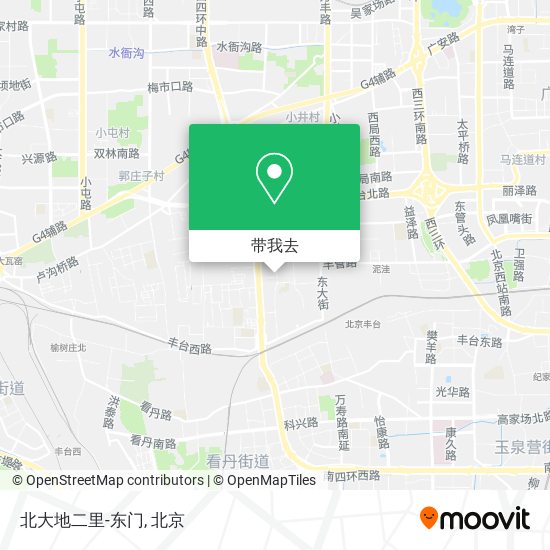 北大地二里-东门地图