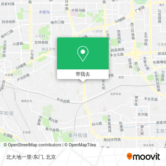 北大地一里-东门地图