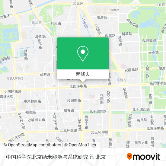 中国科学院北京纳米能源与系统研究所地图
