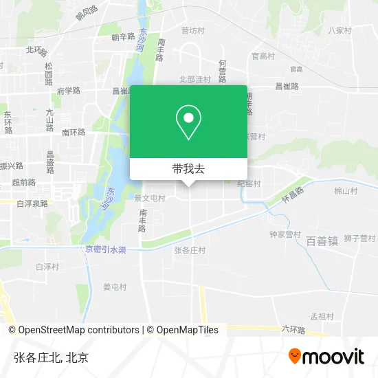张各庄北地图