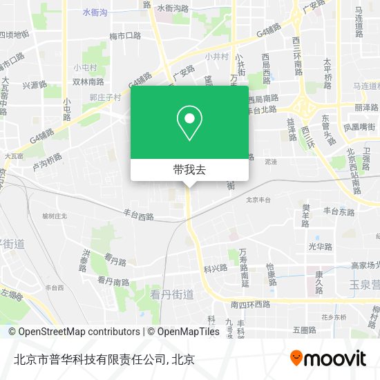 北京市普华科技有限责任公司地图
