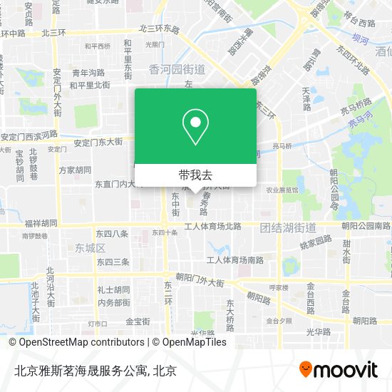 北京雅斯茗海晟服务公寓地图