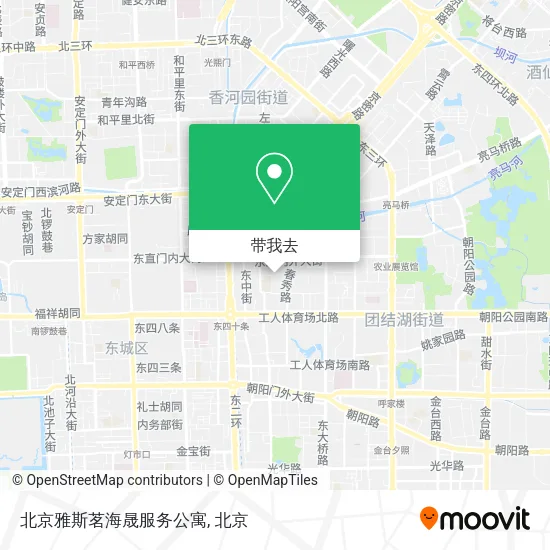 北京雅斯茗海晟服务公寓地图