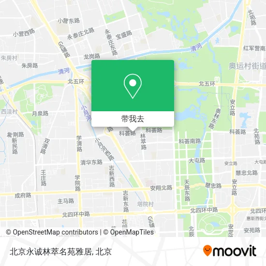 北京永诚林萃名苑雅居地图