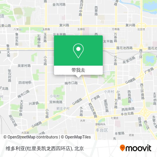 维多利亚(红星美凯龙西四环店)地图